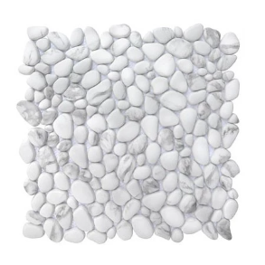 Calacatta Pebble - glass tile